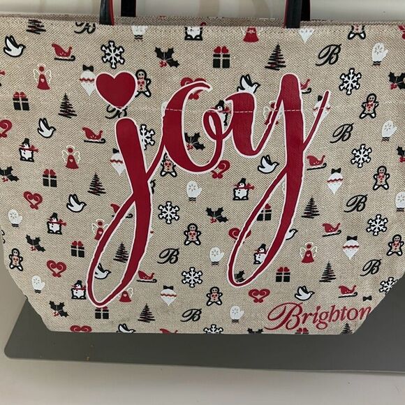 BRIGHTON Christmas JOY Tote - Picture 2 of 5